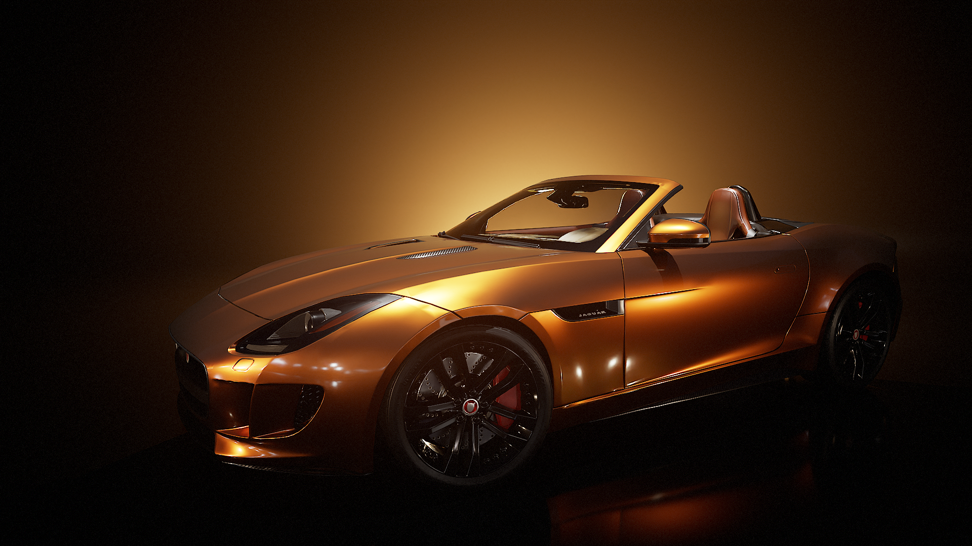 Dark Hypercar 3D Concept Game Ready Model